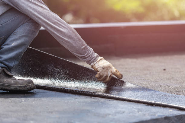 Professional Waterproofing technician working in Colonia, NJ